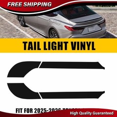 For 2025-2026 Toyota Camry Rear Tail Light Inner Overlay Tint Decals Vinyl Black