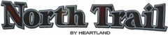 NORTH TRAIL RV LOGO with Burgundy GRADIENT IN LETTERS Lettering decal 42″x7.5″