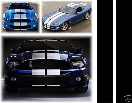 universal fit – 10″ Rally Stripes – FIT ANY CAR or TRUCK customizable lengths