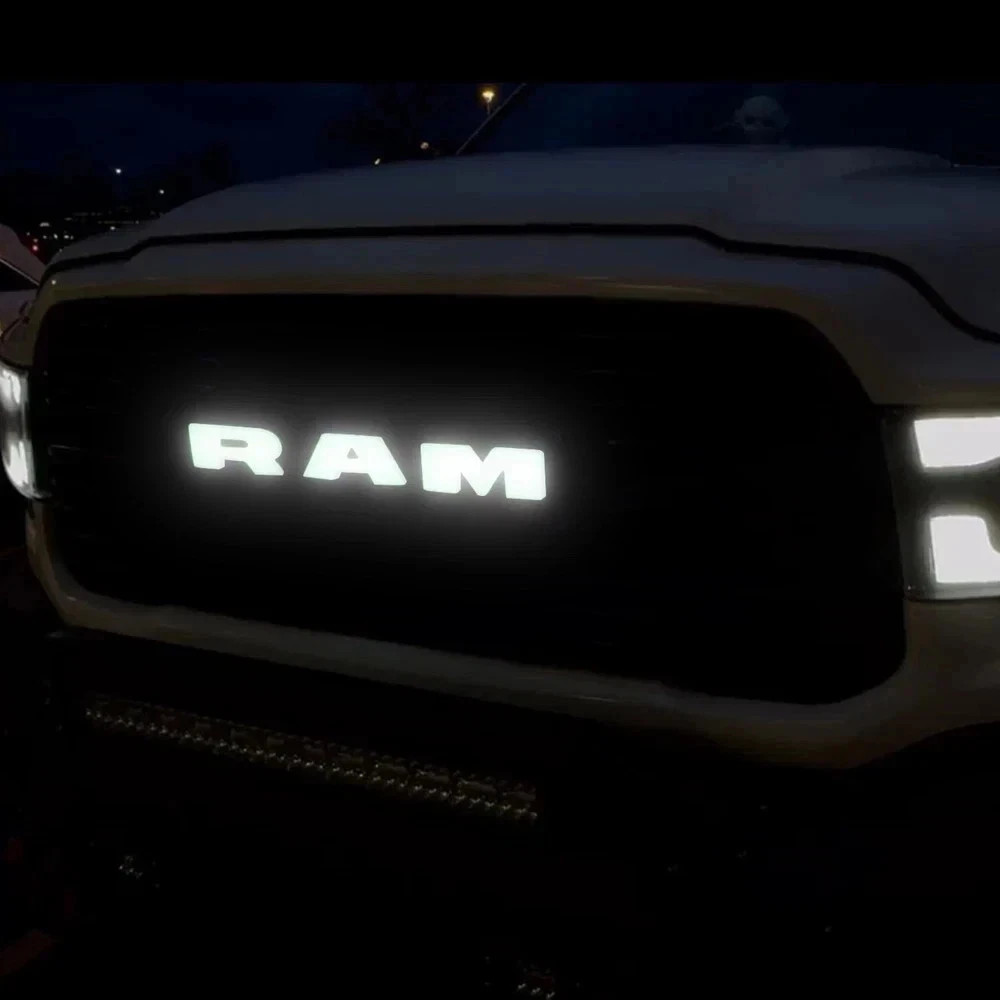 2019-23 RAM Lighted Grille Emblem, Chrome