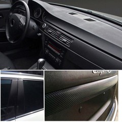 3D Waterproof Carbon Fiber Vinyl Car Wrap Sheet Roll Film Sticker Decal 120x30cm
