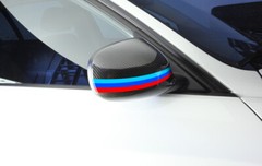 10″ M-Colored Stripe Decal Sticker For BMW Exterior or Interior Decoration US