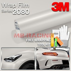 Genuine 3M 2080 Series SP10 Satin Pearl White Vinyl Wrap Auto Film Decor Sheet