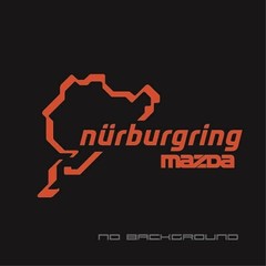 Mazda Nurburgring Decal Sticker logo Pair