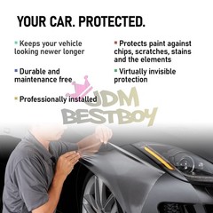 Paint Protection PPF UV Clear To Smoke Black Headlight Taillight Fog Tint Film