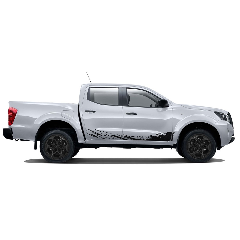 Lower mud splash graphic stickers decal compatible with Nissan Navara