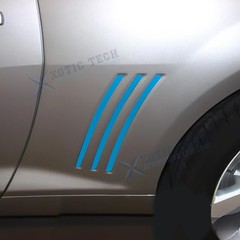 For Chevy Camaro 2010 2011 2012 2013 2014 2015 Side Vent Stripe Decal Insert 6pc