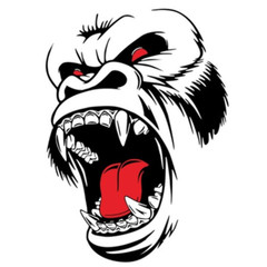 Car Sticker Gorilla Ape Totem Graphics Creative Decals For Door Hood Body Side