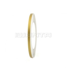 1/8″ 3mm Matte Gold & Red Chrome Pinstriping Pin Stripe DIY Line Decal Sticker