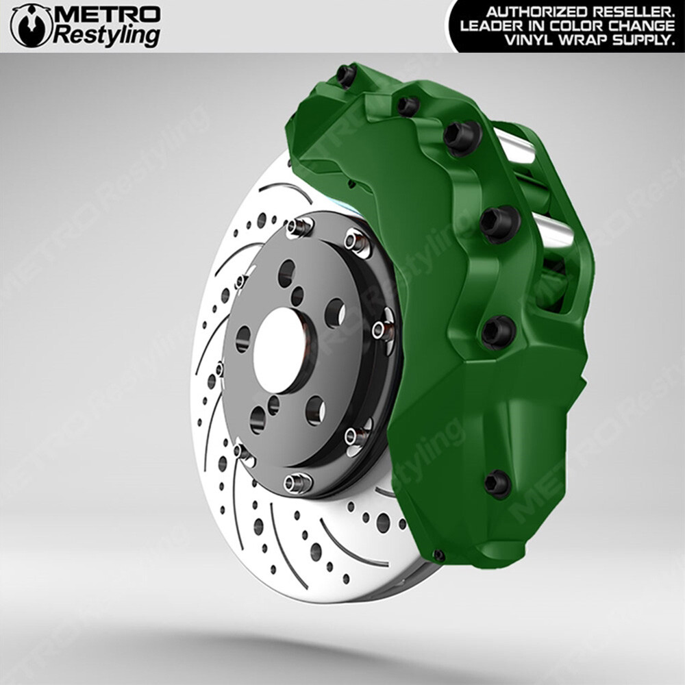 3M Reflective Green Vinyl Wrap Vehicle Brake Caliper Film Sheet Roll