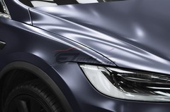ESSMO PET Pearl Metallic Charcoal Gray Auto Vinyl Wrap Film Decal Sticker Sheet