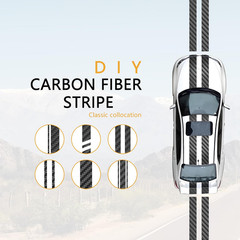 Car Body Wrap Tape 30ft x 4 Inches Carbon Fiber Vinyl for Cars Vehicles