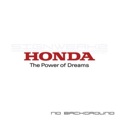 Power of Dreams Decal Sticker Vtec Type R CTR ITR Accord Honda 2 colors Pair