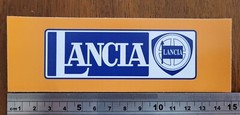 Car Sticker – Lancia Logo & Title – Set of 4 – 150mm Length | Toolbox Outdoor