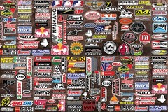 Random Lot Set of 10 Motorcycle Motocross Decals Racing ATV UTV Dirt Bike XTRA