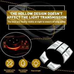 Multi-Media 7 Button Cover Trim Decor For BMW 3 4 5 6 X5 X6 Series iDRIVE D