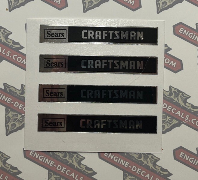 Craftsman Sears Tool Handle Decal 1970’s Body Hammers, Mechanic Tools Set 4