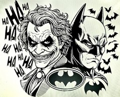 BATMAN JOKER GRAPHIC VINYL HOOD/SIDE VINYL CAR TRUCK DECAL