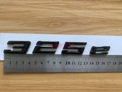Gloss Black 3D ABS Letters Trunk 325e Emblem Rear Badge for BMW 2017-2022 325e