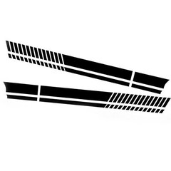 Universal Car Truck Side Skirt Door Racing Graphic Vinyl Sticker Decal Stripes