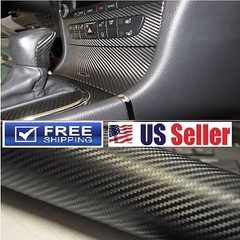 Premium 4D Gloss Carbon Vinyl DIY Wrap Sticker Paint Protection Film 6FTx5FT 72″