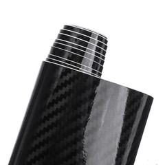 6D Car Auto Accessories Car Interior Wrap Sticker Carbon Fiber Glossy Vinyl Film