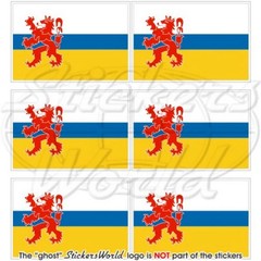 LIMBURG Province Flag Netherlands, Dutch 40mm (1.6″) Stickers Decals x6