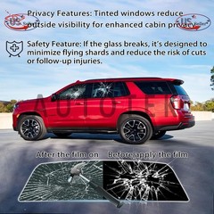 PreCut Film Front 2 Door Window Any Tint Shade For Ford F150 Crew Cab 2015-2020