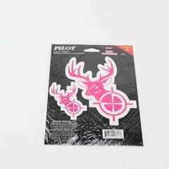 Pilot Automotive GRP-523, Deer Target Decal Hot Pink