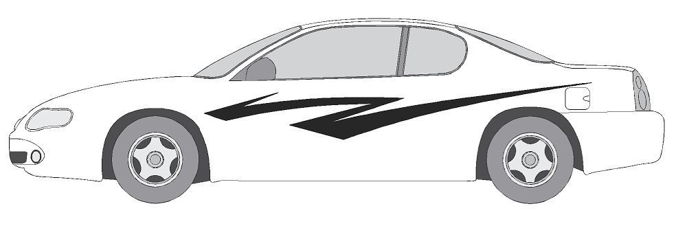 DECAL #A985 VINYL GRAPHIC AUTO SUV VEHICLE CROSS OVER MODERN TRUCK VAN CAR SEMI