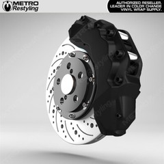 3M Reflective Black Vinyl Wrap Vehicle Brake Caliper Film Sheet Roll