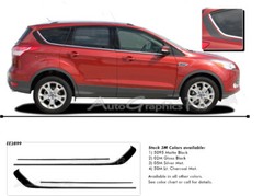 Vinyl Graphics RUNAROUND Upper Body Stripes 3M Decals 2013-2019 Ford Escape