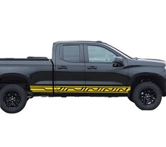 Car Side Stripe Graphics Sticker For Silverado Ford F150 Vw Amarok Hilux Tacoma