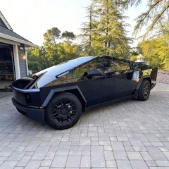 Cybertruck DIY PreCut PPF Paint Protection Kit – Gloss Black Color Change Wrap