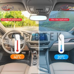 PreCut Film Front 2 Door Window Any Tint Shade For Ford F150 Crew Cab 2015-2020