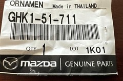 Mazda Chrome “Mazda” Trunk Emblem OEM NEW 2014-2016 Mazda 6 – GHK1-51-711 –