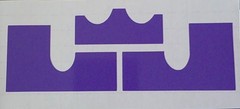 Lebron James Logo Purple Vinyl Decal Sticker 3×6 Inches 1/14