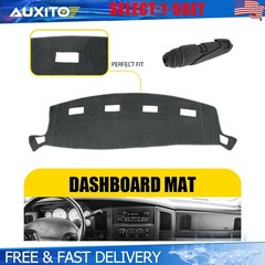 Gray Dash Mat for 2002-08 Dodge Ram 1500 2500 3500 LHD Dashboard Cover Pad 1-5X