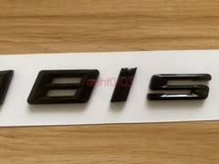 Gloss Black 3D ABS Letters Trunk 318is Emblem Rear Badge for BMW 2017-2022 318is