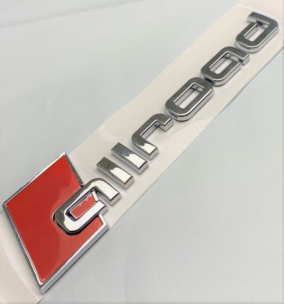 3D CHROME ALLROAD REAR TRUNK EMBLEM BADGE NAMEPLATE DECAL LETTER NUMBER