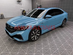 ESSMO PET Super Gloss Metallic Crystal Blue Vehicle Vinyl Wrap Decal Like Paint