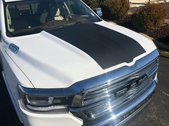 FITS 2019-2026 DODGE RAM 1500 VINYL HOOD DECAL STICKER GRAPHIC STRIPE