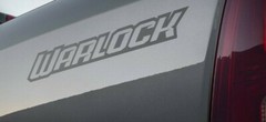New 2018-2024 Dodge Ram 1500 Classic WARLOCK Bed Side 2 Decals, OEM Mopar