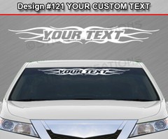 Design #121 Personalized Decal Sticker Vinyl Graphic Windshield Window Car Truck
