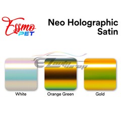 ESSMO PET Neo Chrome Holographic Rainbow Satin Gold Car Vehicle Vinyl Wrap Decal