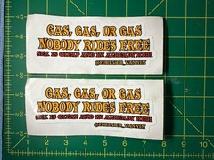”GAS GAS OR GAS ” STICKER DECAL HIGH QUALITY VINYL