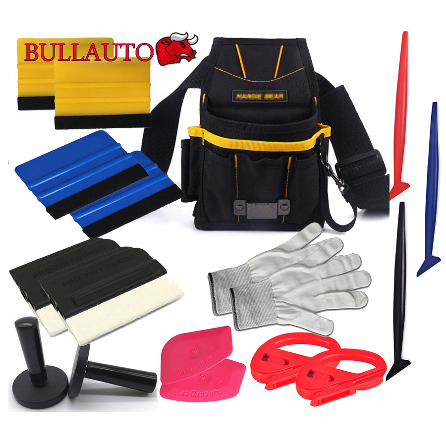 Car Window Tint Tools Kit for Auto Film Tinting Scraper Application Installation