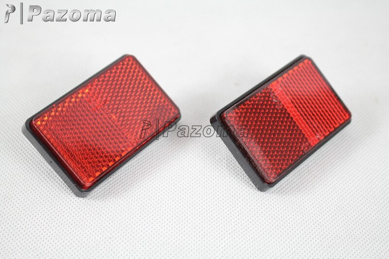 Bolt-On Reflectors Universal High Visibility Safety Reflectors Plate Rectangle