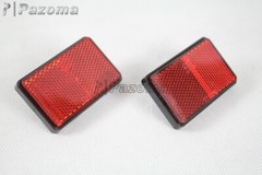 Bolt-On Reflectors Universal High Visibility Safety Reflectors Plate Rectangle