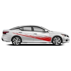 Diagonal mud splash graphics stickers decal compatible with Nissan Altima